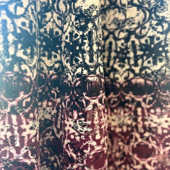 Black and Purple Ombre Plus Size Dress - Picture 3 of 4